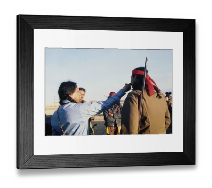 Framed Print : Wounded Knee Occupation, 1973 Framed Print : Wounded Knee Occupation, 1973