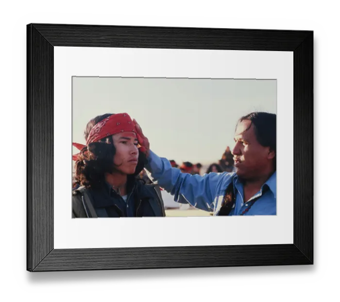 Framed Print : Wounded Knee Occupation, 1973 Framed Print : Wounded Knee Occupation, 1973
