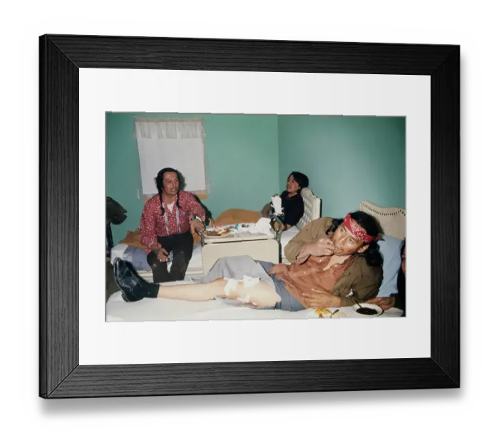 Framed Print : Wounded Knee Occupation, 1973 Framed Print : Wounded Knee Occupation, 1973