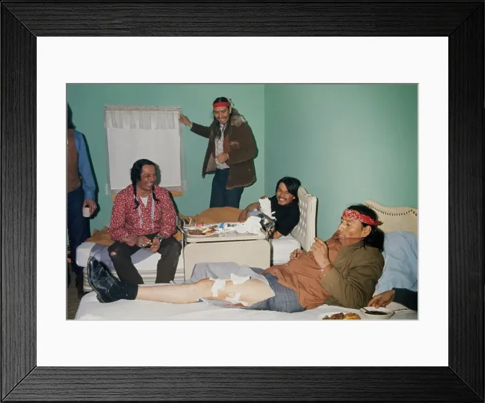 Framed Print : Wounded Knee Occupation, 1973 Framed Print : Wounded Knee Occupation, 1973