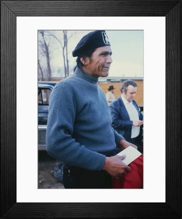 Framed Print : Wounded Knee Occupation, 1973 Framed Print : Wounded Knee Occupation, 1973