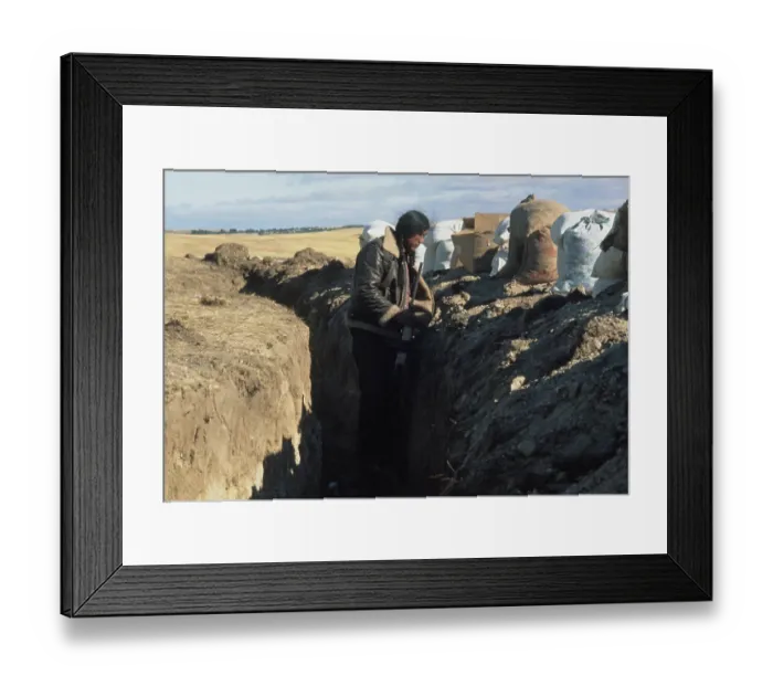 Framed Print : Wounded Knee Occupation, 1973 Framed Print : Wounded Knee Occupation, 1973