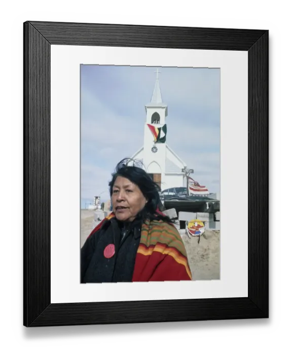 Framed Print : Wounded Knee Occupation, 1973 Framed Print : Wounded Knee Occupation, 1973