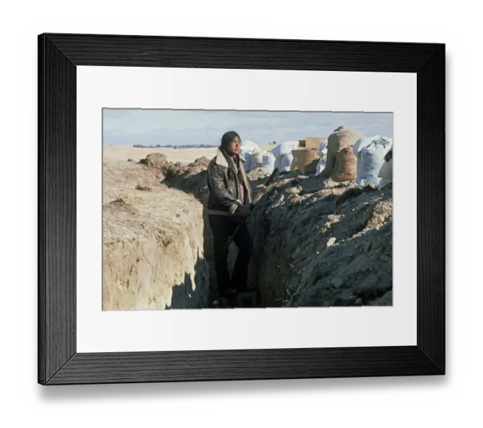 Framed Print : Wounded Knee Occupation, 1973 Framed Print : Wounded Knee Occupation, 1973