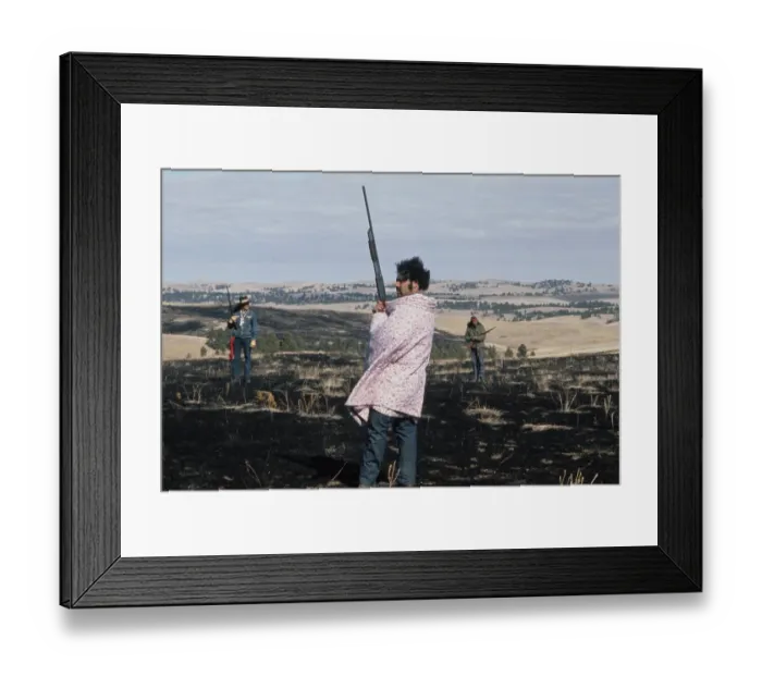 Framed Print : Wounded Knee Occupation, 1973 Framed Print : Wounded Knee Occupation, 1973