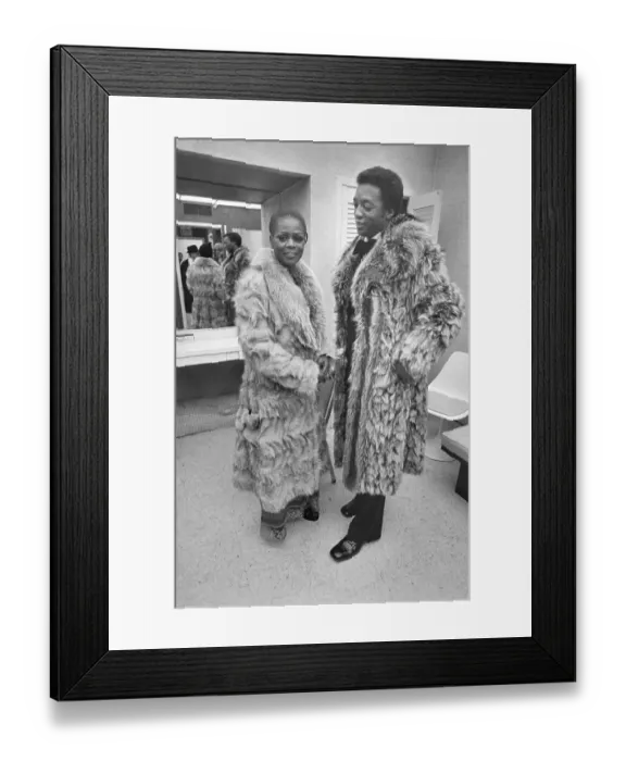 Framed Print : Cicely Tyson and Paul Winfield