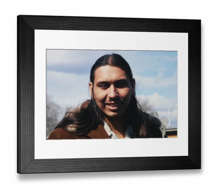 Framed Print : Wounded Knee Occupation, 1973 Framed Print : Wounded Knee Occupation, 1973