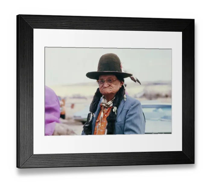 Framed Print : Wounded Knee Occupation, 1973 Framed Print : Wounded Knee Occupation, 1973