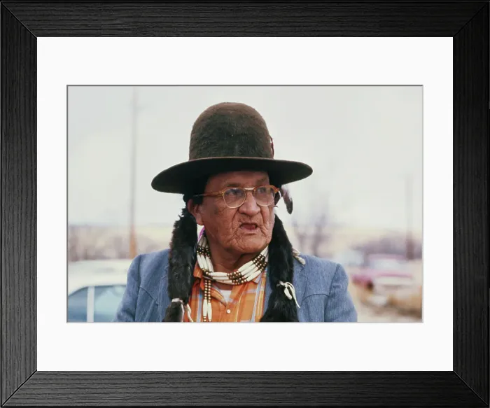 Framed Print : Wounded Knee Occupation, 1973 Framed Print : Wounded Knee Occupation, 1973