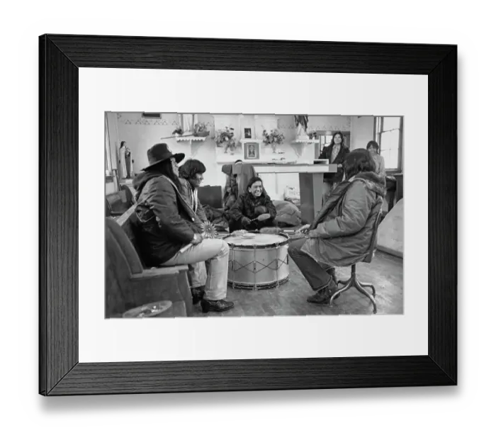 Framed Print : Wounded Knee Occupation, 1973 Framed Print : Wounded Knee Occupation, 1973