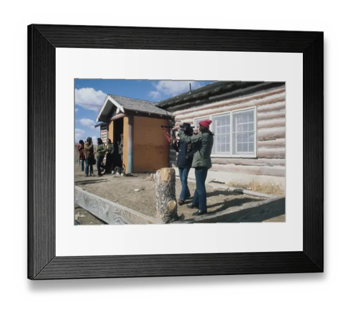 Framed Print : Wounded Knee Occupation, 1973 Framed Print : Wounded Knee Occupation, 1973