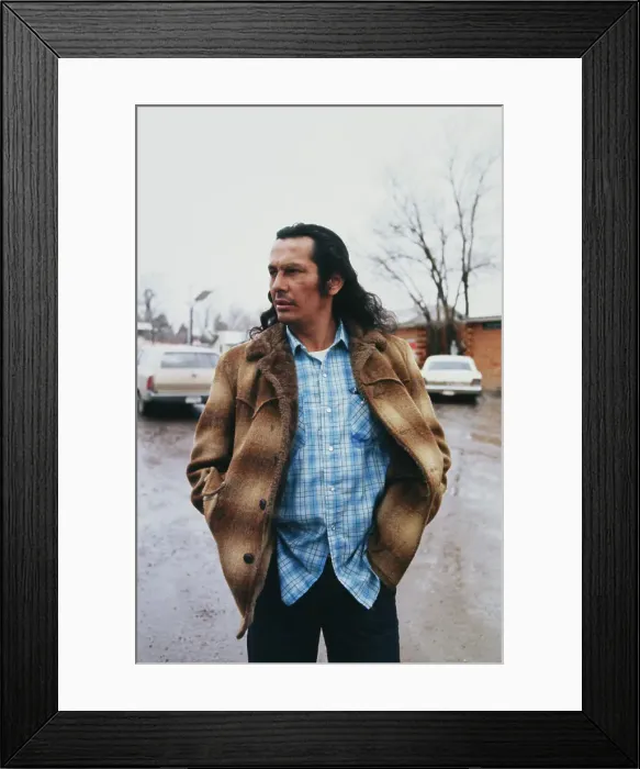 Framed Print : Wounded Knee Occupation, 1973 Framed Print : Wounded Knee Occupation, 1973