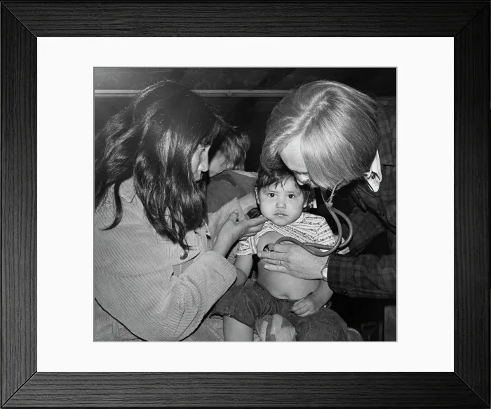 Framed Print : Wounded Knee Occupation, 1973 Framed Print : Wounded Knee Occupation, 1973