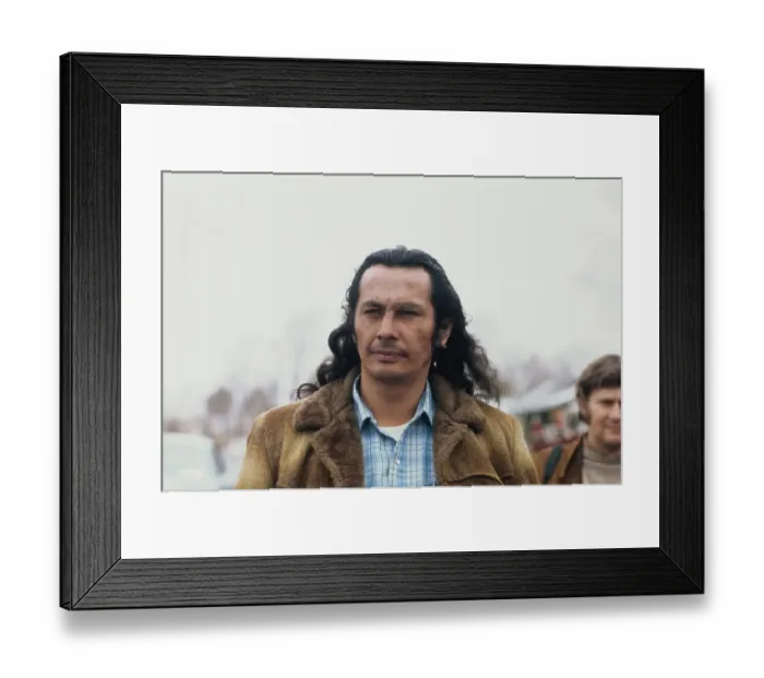 Framed Print : Wounded Knee Occupation, 1973 Framed Print : Wounded Knee Occupation, 1973