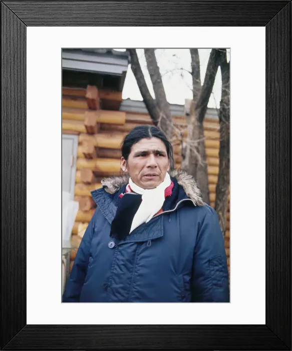 Framed Print : Wounded Knee Occupation, 1973 Framed Print : Wounded Knee Occupation, 1973