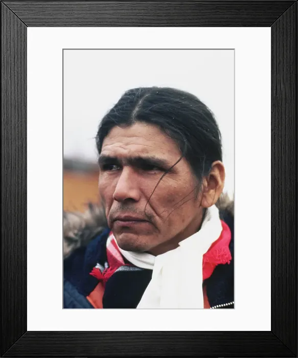 Framed Print : Wounded Knee Occupation, 1973 Framed Print : Wounded Knee Occupation, 1973