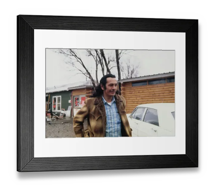Framed Print : Wounded Knee Occupation, 1973