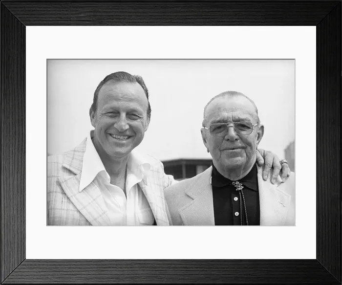 Framed Print : August Busch and Stan Musial Framed Print : August Busch and Stan Musial