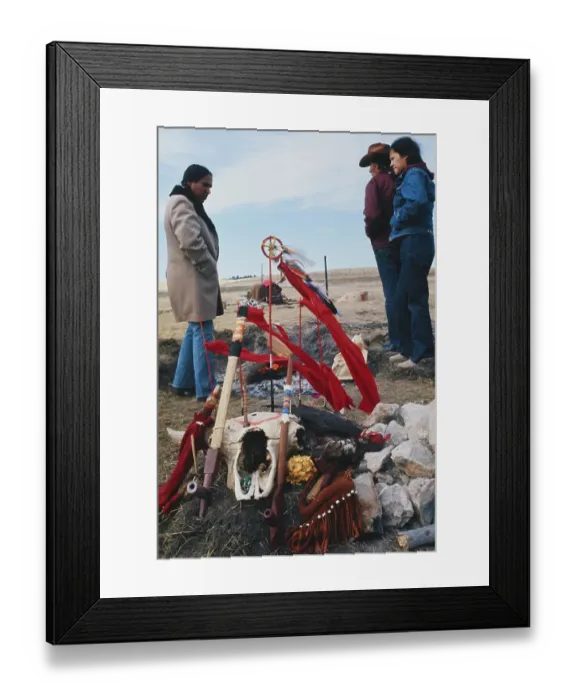 Framed Print : Wounded Knee Occupation, 1973 Framed Print : Wounded Knee Occupation, 1973