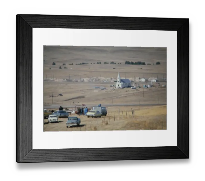 Framed Print : Wounded Knee Occupation, 1973 Framed Print : Wounded Knee Occupation, 1973