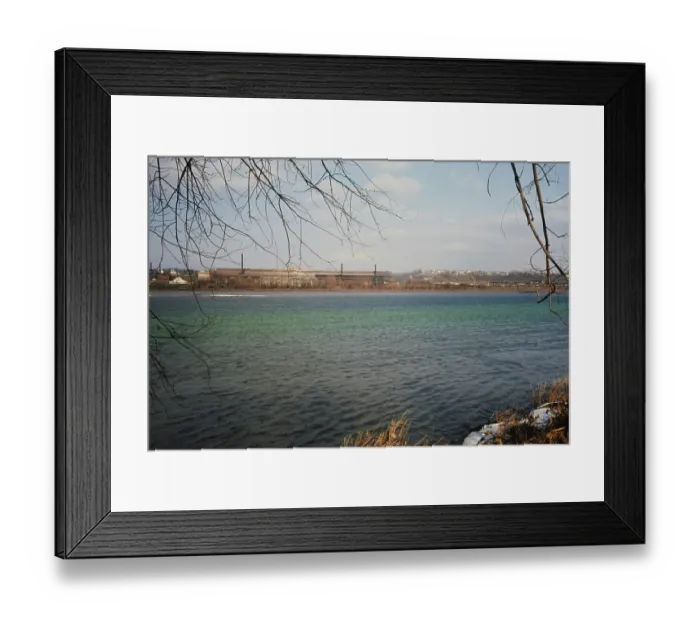 Framed Print : River Runs Green Framed Print : River Runs Green