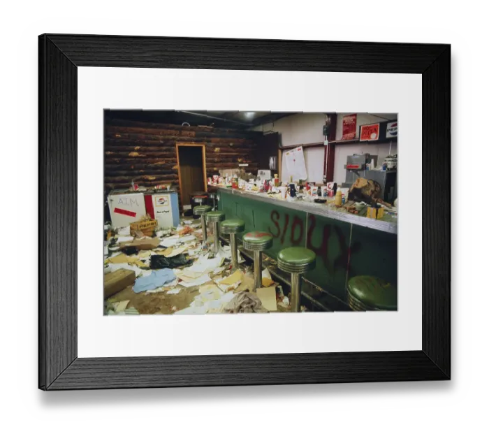 Framed Print : Wounded Knee Occupation, 1973 Framed Print : Wounded Knee Occupation, 1973
