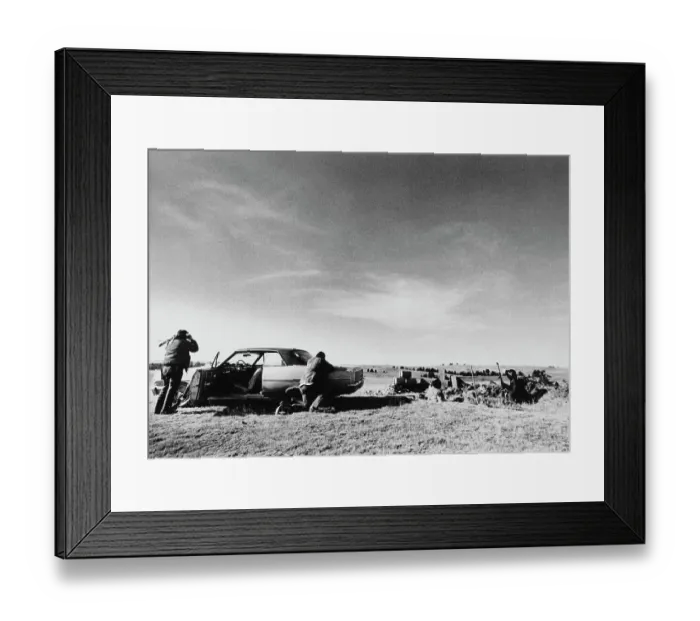 Framed Print : Wounded Knee Occupation, 1973