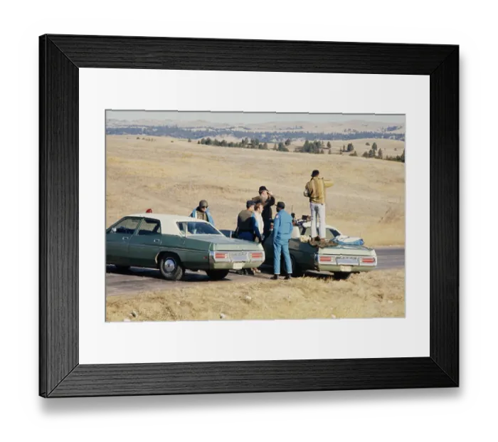 Framed Print : Wounded Knee Occupation, 1973 Framed Print : Wounded Knee Occupation, 1973