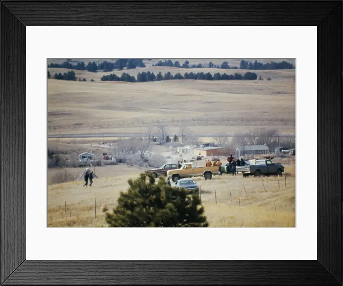 Framed Print : Wounded Knee Occupation, 1973 Framed Print : Wounded Knee Occupation, 1973