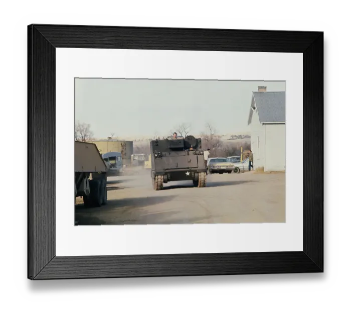 Framed Print : Wounded Knee Occupation, 1973 Framed Print : Wounded Knee Occupation, 1973