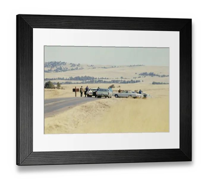 Framed Print : Wounded Knee Occupation, 1973 Framed Print : Wounded Knee Occupation, 1973