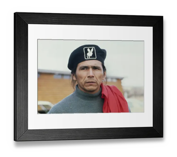 Framed Print : Wounded Knee Occupation, 1973 Framed Print : Wounded Knee Occupation, 1973