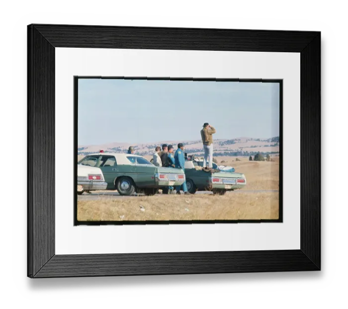 Framed Print : FBI Agent Looking Through Binoculars Framed Print : FBI Agent Looking Through Binoculars