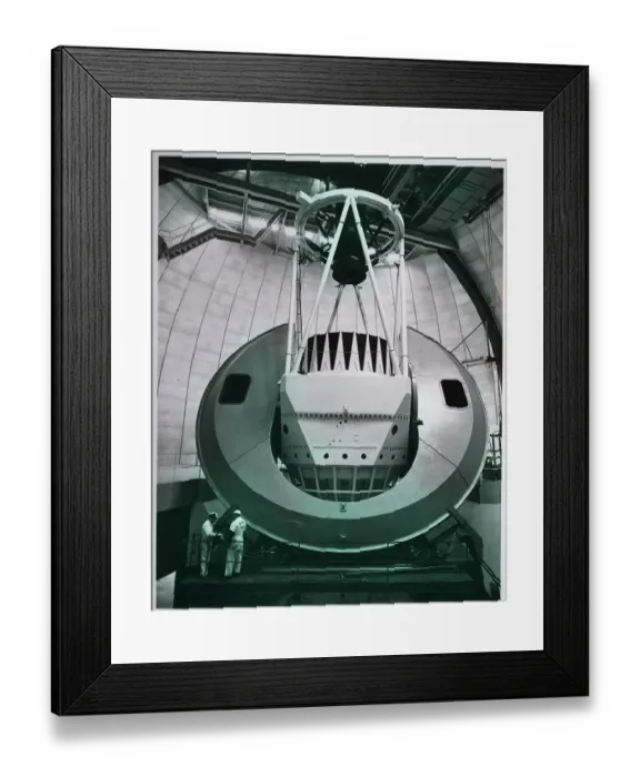 Framed Print : Huge Telescope And Its Yoke Framed Print : Huge Telescope And Its Yoke