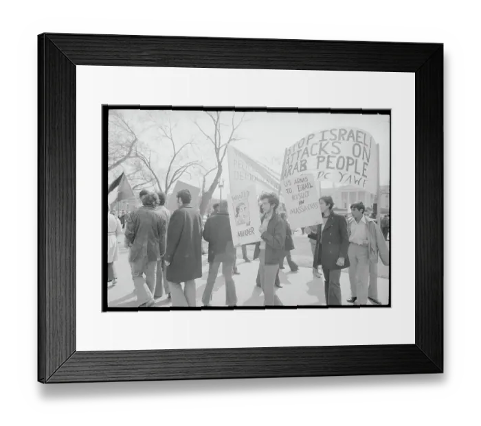 Framed Print : People Participating in Demonstration Framed Print : People Participating in Demonstration