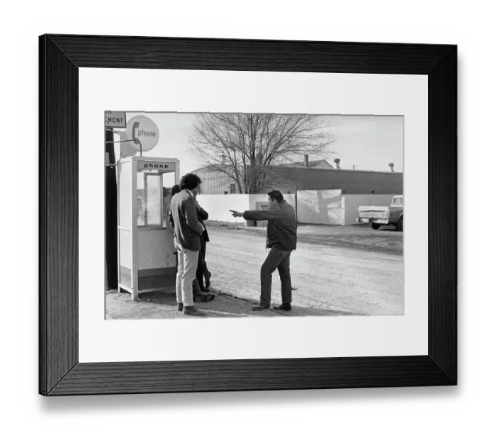 Framed Print : Wounded Knee Occupation, 1973 Framed Print : Wounded Knee Occupation, 1973