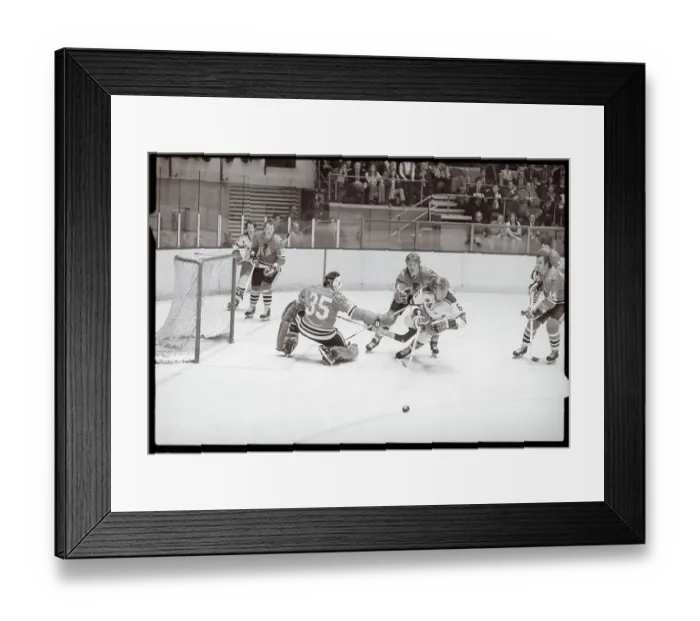 Framed Print : Tony Esposito Tripping Keith Magnuson Framed Print : Tony Esposito Tripping Keith Magnuson