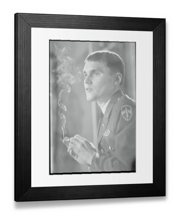 Framed Print : Army Captain George Wanat Framed Print : Army Captain George Wanat
