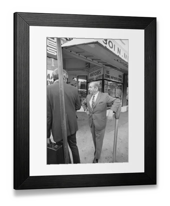 Framed Print : Meyer Lansky Looking Angry Framed Print : Meyer Lansky Looking Angry