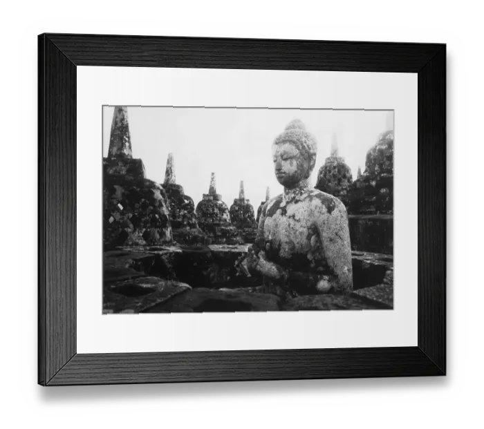 Framed Print : Statue on Temple Site Framed Print : Statue on Temple Site