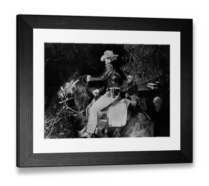 Framed Print : Sheriffs Searching For Serial Killer's Camp Framed Print : Sheriffs Searching For Serial Killer's Camp