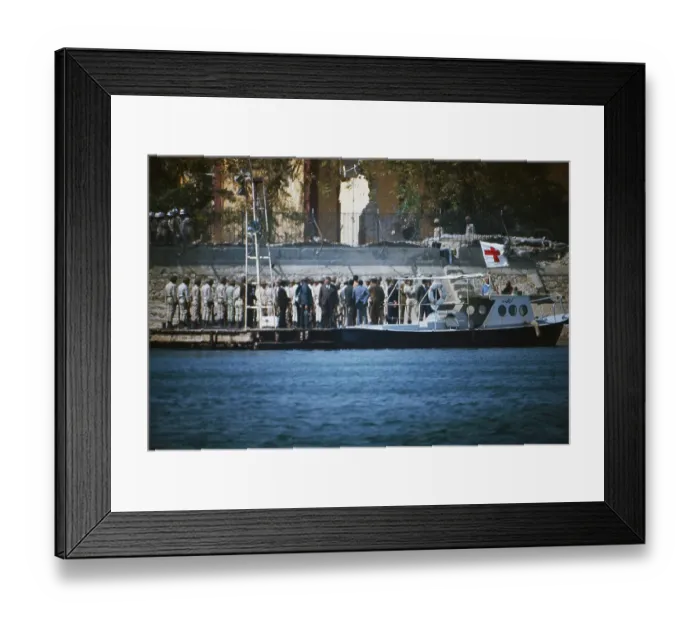 Framed Print : Victims Of Downed Libyan Arab Airlines Flight 114 Framed Print : Victims Of Downed Libyan Arab Airlines Flight 114