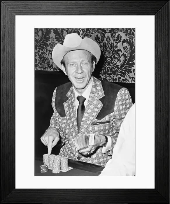 Framed Print : Amarillo Slim Preston Framed Print : Amarillo Slim Preston