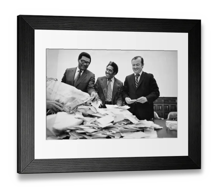 Framed Print : Edward Brown Showing Letters and Petitions Framed Print : Edward Brown Showing Letters and Petitions