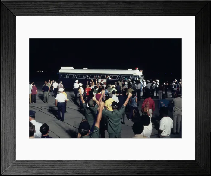 Framed Print : Personnel at Clark Air Base Framed Print : Personnel at Clark Air Base