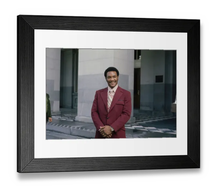 Framed Print : George Foreman Framed Print : George Foreman