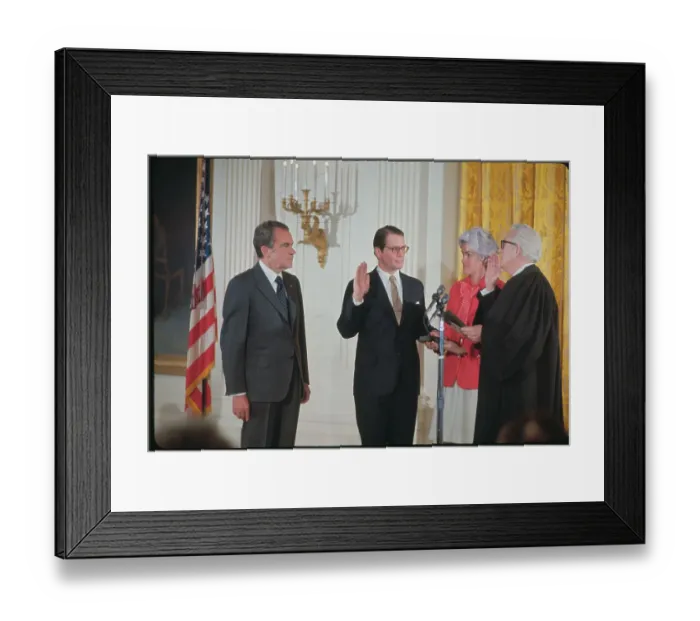 Framed Print : Elliot Richardson Being Sworn Into Office Framed Print : Elliot Richardson Being Sworn Into Office