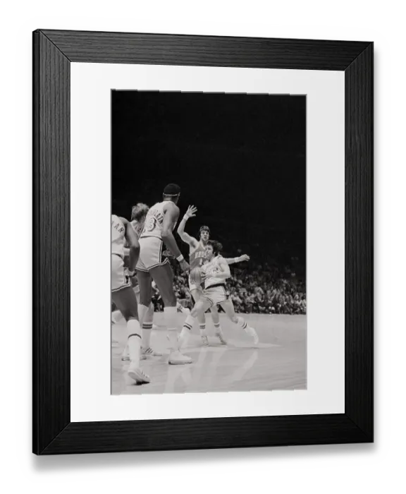 Framed Print : Gail Goodrich Driving for Score Framed Print : Gail Goodrich Driving for Score