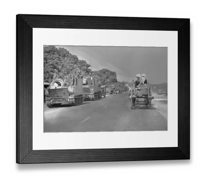Framed Print : Tanks Pass One Way, Cart & Mule Go Anothe Framed Print : Tanks Pass One Way, Cart & Mule Go Anothe