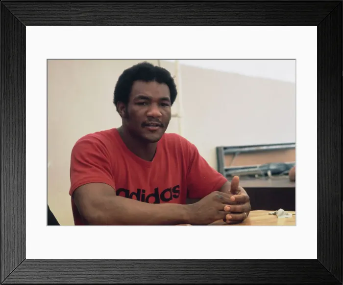 Framed Print : World Heavyweight Champion George Foreman Framed Print : World Heavyweight Champion George Foreman